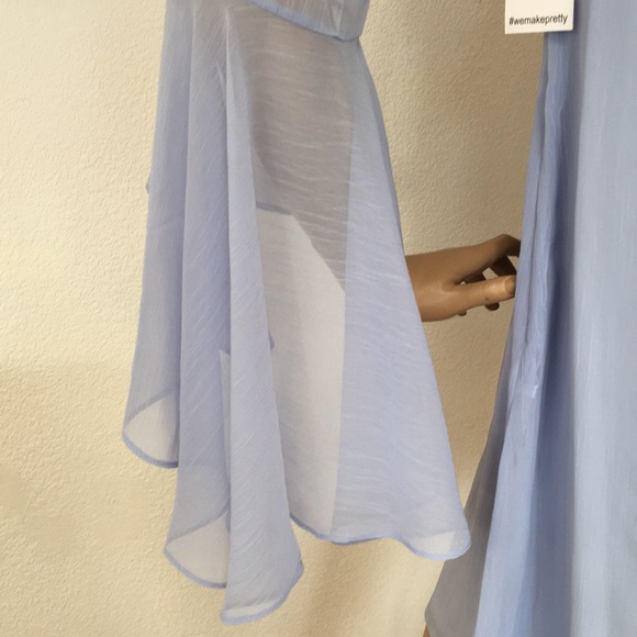 NWT Kenzie Lavender Chiffon Dress 10 - Picture 4 of 8